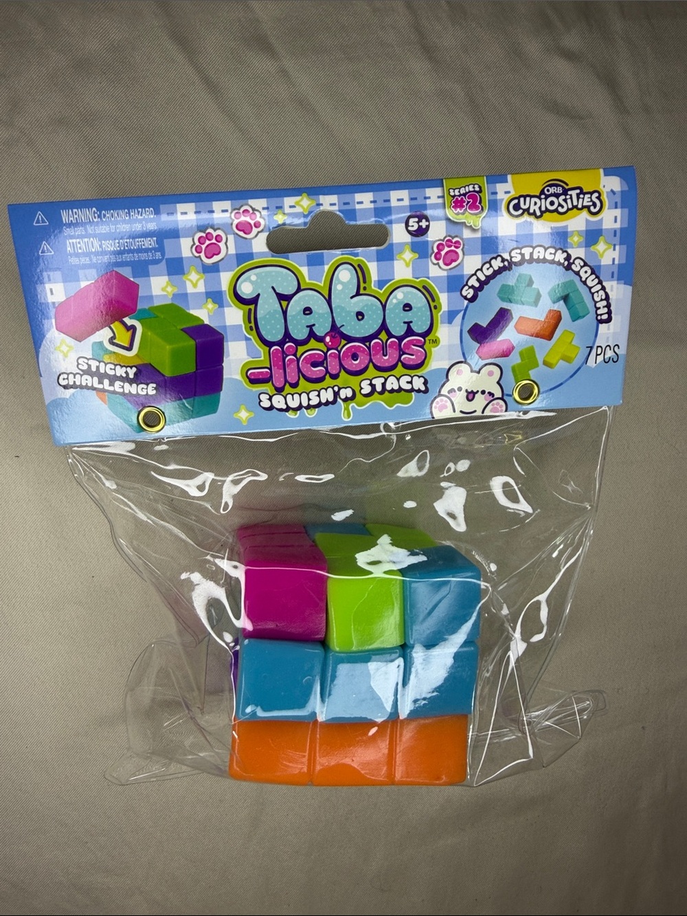 Taba-licious Squish'n Stack Puzzle Toy - Multicolor